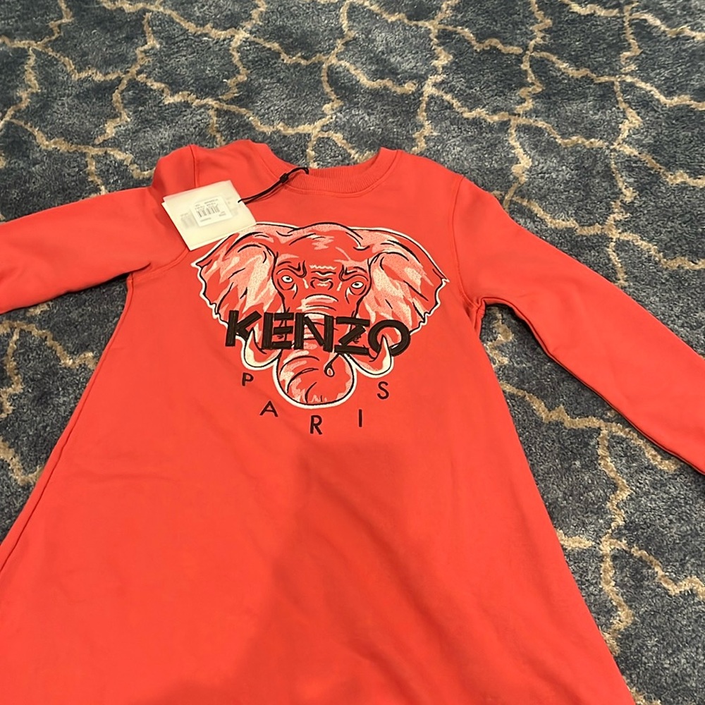 Brand new Kenzo kids dress size 10 color raspberry